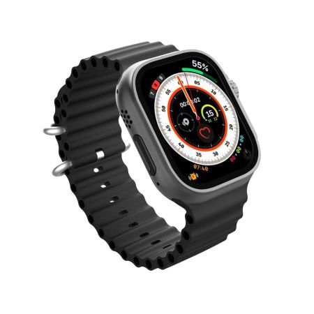 Platinum Smart Watch Hale U Bt - Calling - Gun Metal