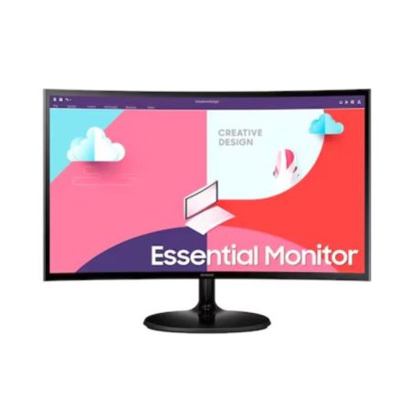 Samsung SM-LS24C360EAMXUE 24-Inch FHD 4ms 75Hz Curved Monitor - Black